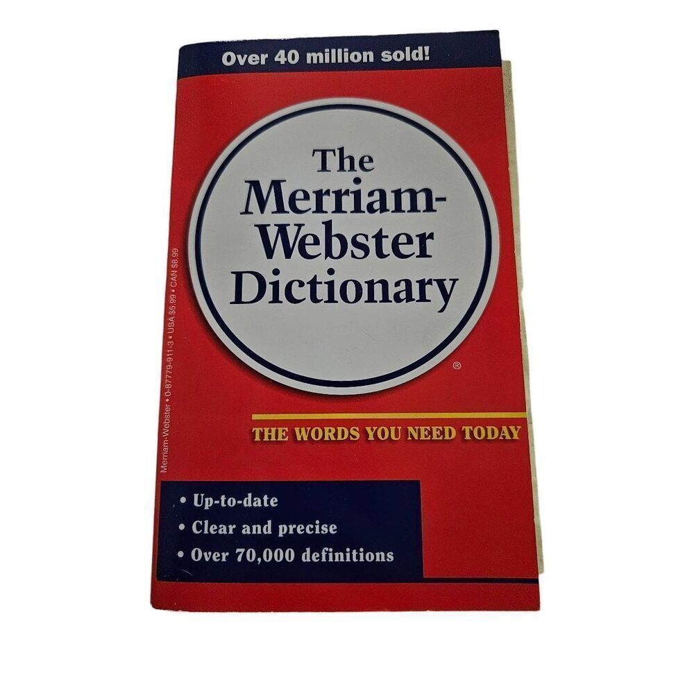 The Merriam webster dictionary isvn 08141300599